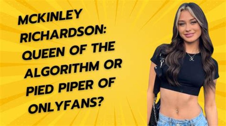 Exclusive Leaks: McKinley Richardson's NSFW Content Revealed